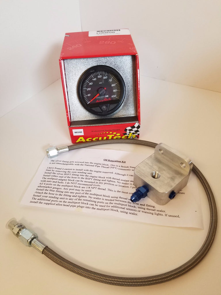 Longacre Oil Pressure Gauge Bundle