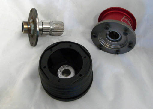 SPLINE 6 Bolt 2" setback Quick Release Steering Wheel Kit