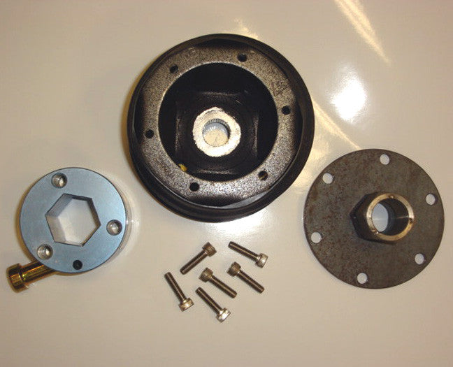 HEX 2" setback Bolt-on Quick Release Steering Wheel Kit