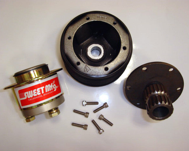SPLINE 3 Bolt 2" setback Quick Release Steering Wheel Kit