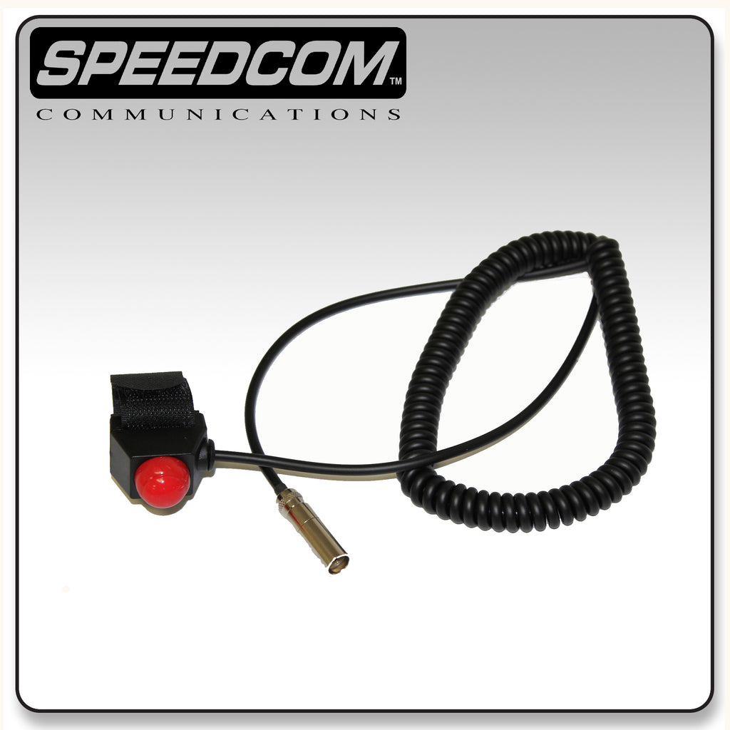 Speedcom Velcro Mount Push to Talk Button