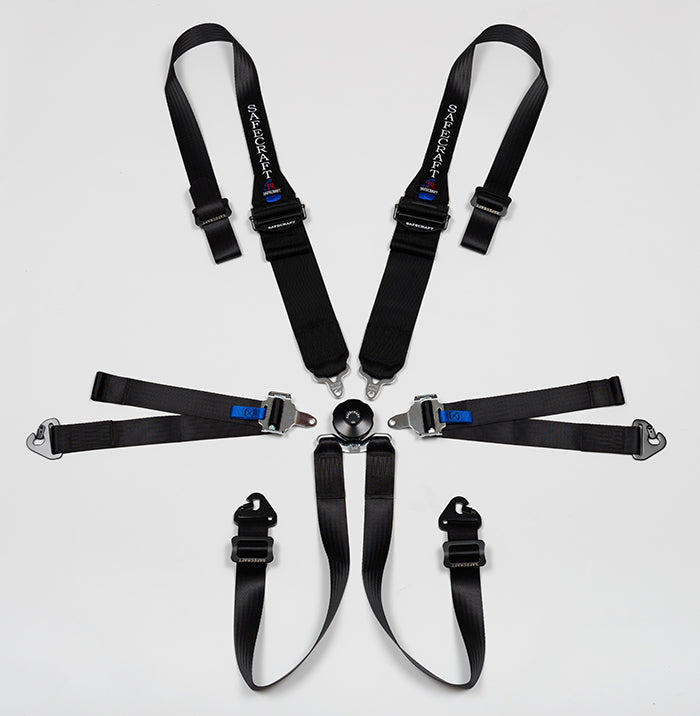 Safecraft 5015 Safety Harness - FIA Certified - Black