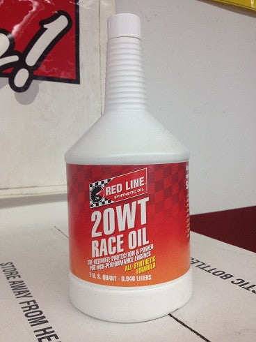 Redline 20WT Race Oil   Quart or By the Case