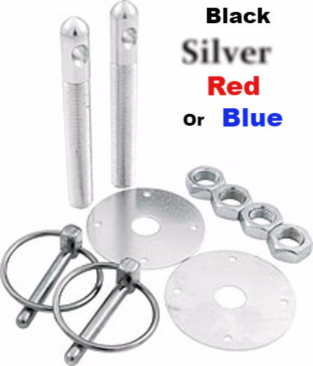 Aluminum Hood Pin Kits 1/2" Pins