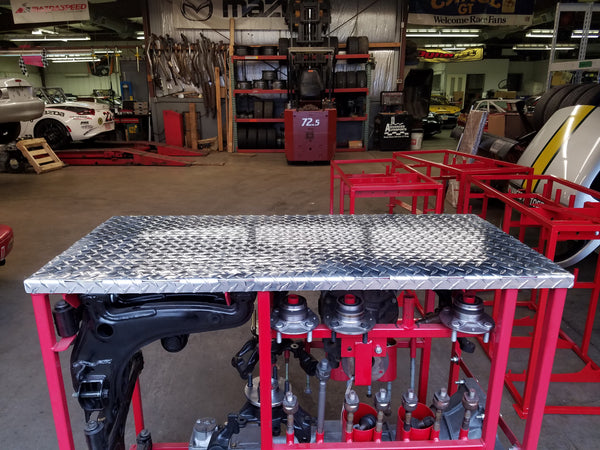 Spare Parts Cart Work Top