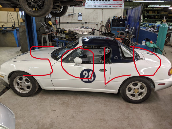 1990 Spec Miata White #28