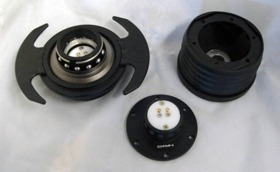 NRG Gen3.0 Ball/Lock 2" setback Quick Release Steering Wheel Kit